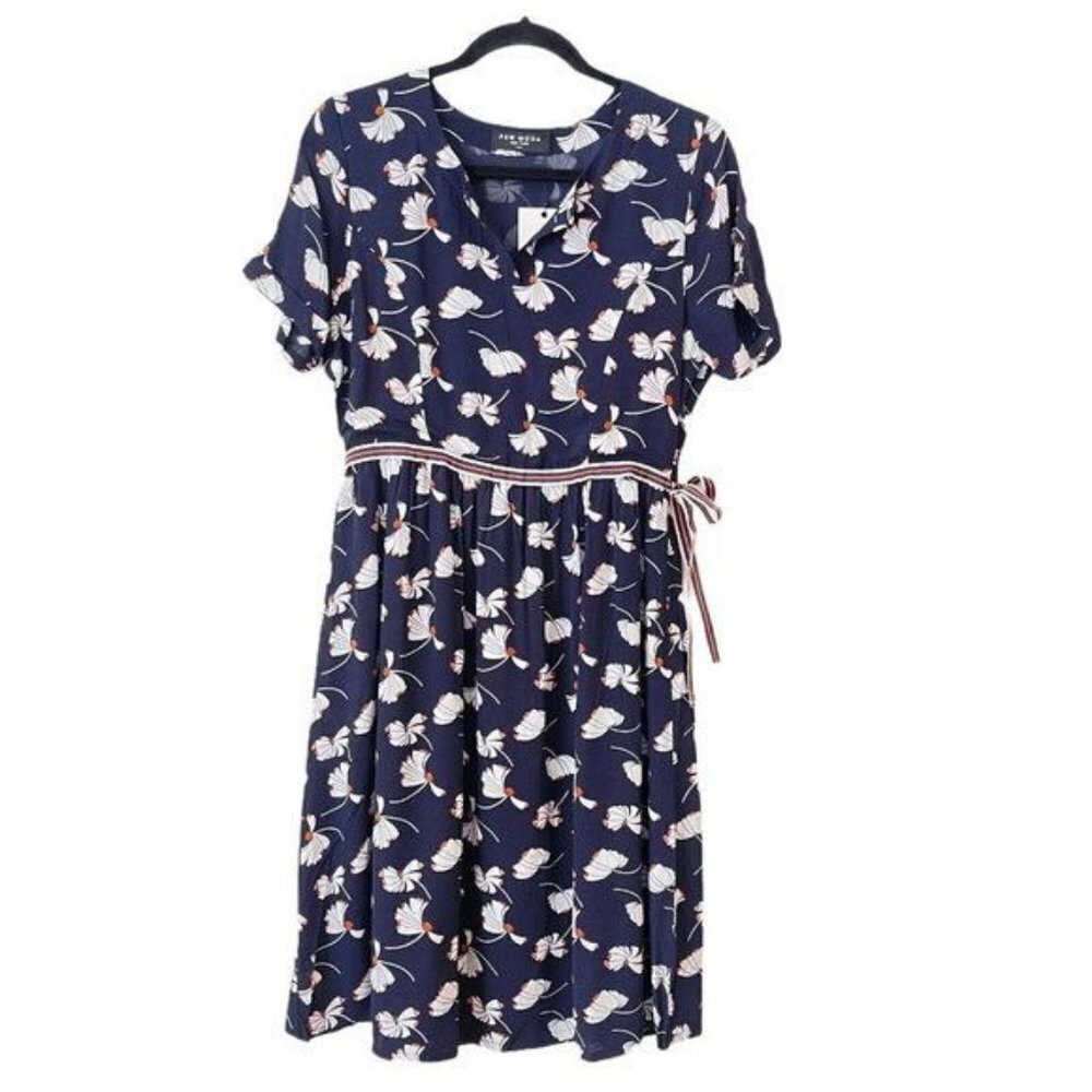 Few Moda x Revolve Size S Dandelion Floral Belted Dress Flare